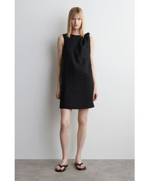 cos ドレス　ワンピース　ブラック HALTERNECK A-LINE MAXI DRESS ホルターネックAラインマキシ