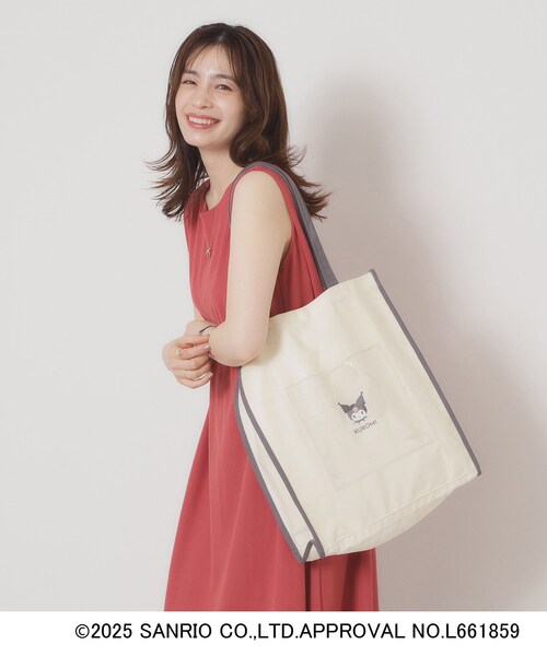 ITS'DEMO（イッツデモ）の「＜サンリオキャラクターズ＞クリアポケットトート【A4対応】（トートバッグ・レディース・ブラック/サックスブルー/レッド系1/グリーン/ピンク系・00）」の16枚目の写真