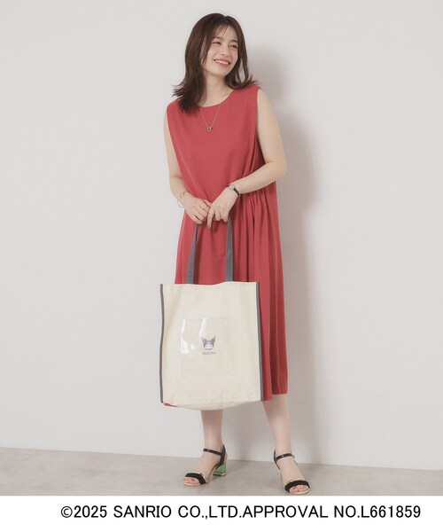 ITS'DEMO（イッツデモ）の「＜サンリオキャラクターズ＞クリアポケットトート【A4対応】（トートバッグ・レディース・ブラック/サックスブルー/レッド系1/グリーン/ピンク系・00）」の17枚目の写真