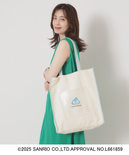 ITS'DEMO（イッツデモ）の「＜サンリオキャラクターズ＞クリアポケットトート【A4対応】（トートバッグ・レディース・ブラック/サックスブルー/レッド系1/グリーン/ピンク系・00）」の19枚目の写真