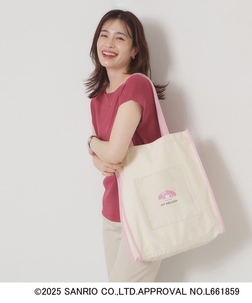 ITS'DEMO（イッツデモ）の「＜サンリオキャラクターズ＞クリアポケットトート【A4対応】（トートバッグ・レディース・ブラック/サックスブルー/レッド系1/グリーン/ピンク系・00）」の22枚目の写真