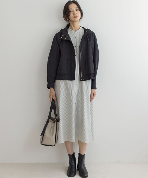 コンパクトシャーティング ワンピース（シャツワンピース