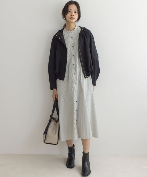 コンパクトシャーティング ワンピース（シャツワンピース