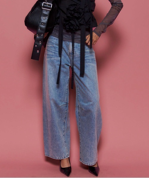 Cocoon Curve Denim Pants/コクーンカーブデニム（デニムパンツ