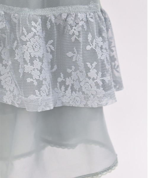 axes femme（アクシーズファム）の「ドロストレースケープワンピース（ワンピース・レディース・ミント/キナリ/ブラック・LARGE/MEDIUM）」の11枚目の写真