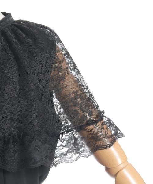 axes femme（アクシーズファム）の「ドロストレースケープワンピース（ワンピース・レディース・ミント/キナリ/ブラック・LARGE/MEDIUM）」の20枚目の写真