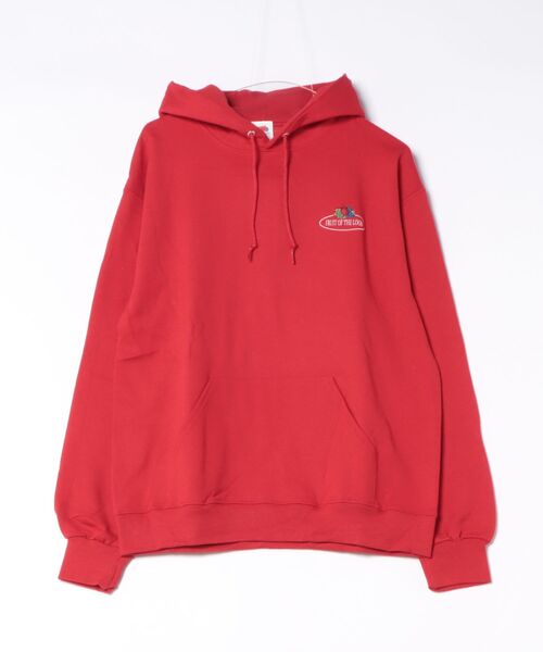 FRUIT OF THE LOOM(フルーツオブザルーム)の「FTL PRINT HOODIE1 / ユニセックス / ジェンダーレス / フーディ(パーカー・メンズ・ブラック/レッド/ネイビー/グレー/ワイン/ホワイト・L/M/XL)」の5枚目の写真