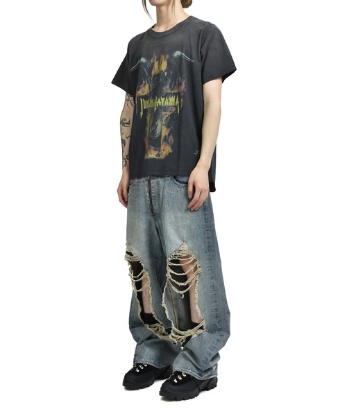 JUN/NAKAYAMA(ジュンナカヤマ)の「GOAT T-SHIRTS(Tシャツ/カットソー・メンズ・ブラック・MEDIUM/X-LARGE/LARGE/SMALL)」の4枚目の写真