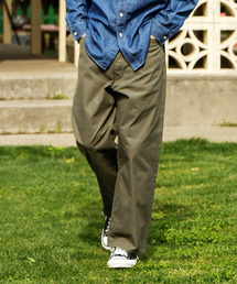 MR.OLIVE | MR.OLIVE ミスターオリーブ / GERMAN DUCK WASHED WIDE STRIGHT PANTS ワンウォッシュダックワイドストレートパンツ / M253110(その他パンツ)