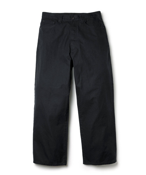 MR.OLIVE（ミスターオリーブ）の「MR.OLIVE ミスターオリーブ / GERMAN DUCK WASHED WIDE STRIGHT PANTS ワンウォッシュダックワイドストレートパンツ / M253110（その他パンツ・メンズ・ブラック/グリーン・MEDIUM/LARGE）」の9枚目の写真