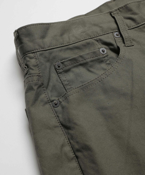 MR.OLIVE（ミスターオリーブ）の「MR.OLIVE ミスターオリーブ / GERMAN DUCK WASHED WIDE STRIGHT PANTS ワンウォッシュダックワイドストレートパンツ / M253110（その他パンツ・メンズ・ブラック/グリーン・MEDIUM/LARGE）」の13枚目の写真