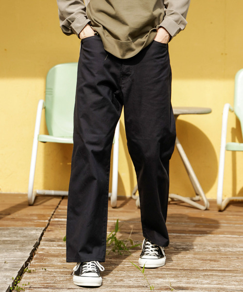 MR.OLIVE（ミスターオリーブ）の「MR.OLIVE ミスターオリーブ / GERMAN DUCK WASHED WIDE STRIGHT PANTS ワンウォッシュダックワイドストレートパンツ / M253110（その他パンツ・メンズ・ブラック/グリーン・MEDIUM/LARGE）」の16枚目の写真