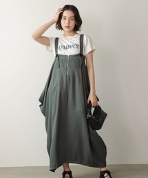 Bou Jeloud | ジップ変形ジャンスカ(ジャンパースカート)