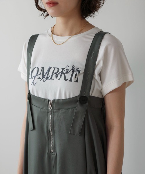 Bou Jeloud（ブージュルード）の「ジップ変形ジャンスカ（ジャンパースカート・レディース・ブラック/グレー・38）」の22枚目の写真