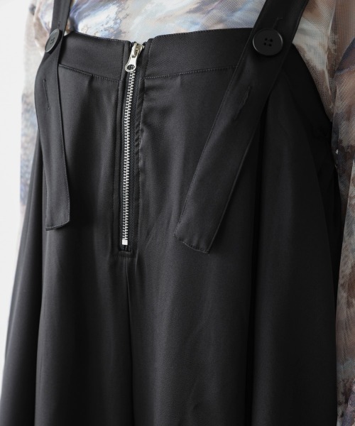 Bou Jeloud（ブージュルード）の「ジップ変形ジャンスカ（ジャンパースカート・レディース・ブラック/グレー・38）」の12枚目の写真