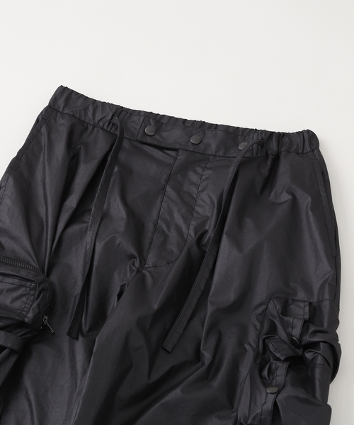 DAIRIKU(ダイリク)の「DAIRIKU / ダイリク "Bruce" Waxed Millitary Pants(カーゴパンツ・メンズ・ブラック・MEDIUM)」の3枚目の写真
