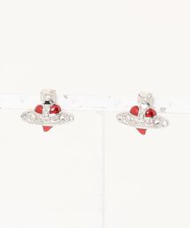 Vivienne Westwood(BBAEGXgEbh)NEW DIAMANTE HEART EARRINGS(CO)