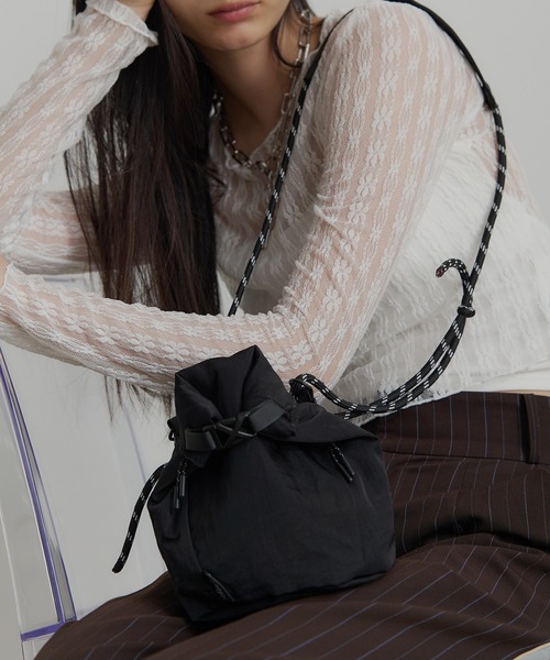 セール】巾着メッセンジャーバッグ（ショルダーバッグ）｜SEN TOKYO