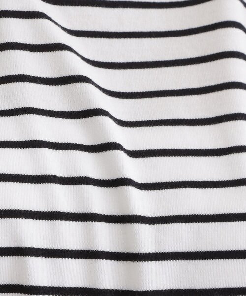 grove(グローブ)の「ボーダーアソートベーシックロンT(Tシャツ/カットソー・レディース・ホワイト系5/ホワイト系3/オフホワイト・03/02/04/01/05)」の6枚目の写真