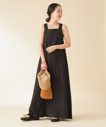 新品未使用タグ付き　Plage プラージュ　リネン100% ワンピース 一部カラーWEB限定追加》リブタンクワンピース 4（ワンピース）｜Plage