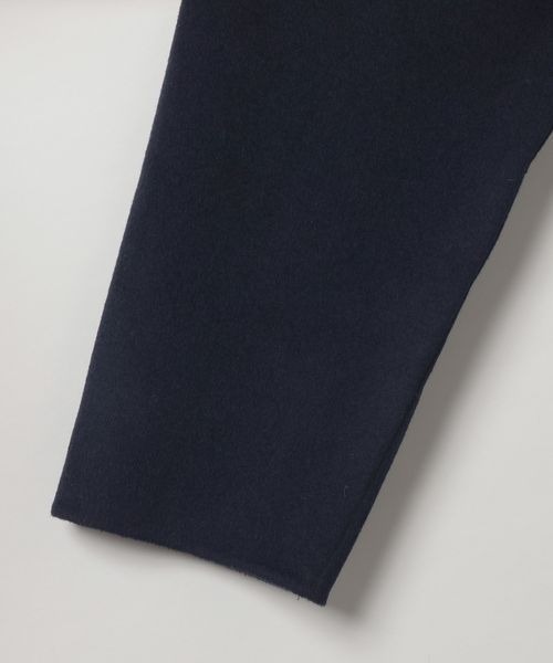 JEANASIS（ジーナシス）の「ショートビーバーチェスターロングコート/579536（チェスターコート・レディース・ブラウン系その他/ネイビー・FREE）」の6枚目の写真