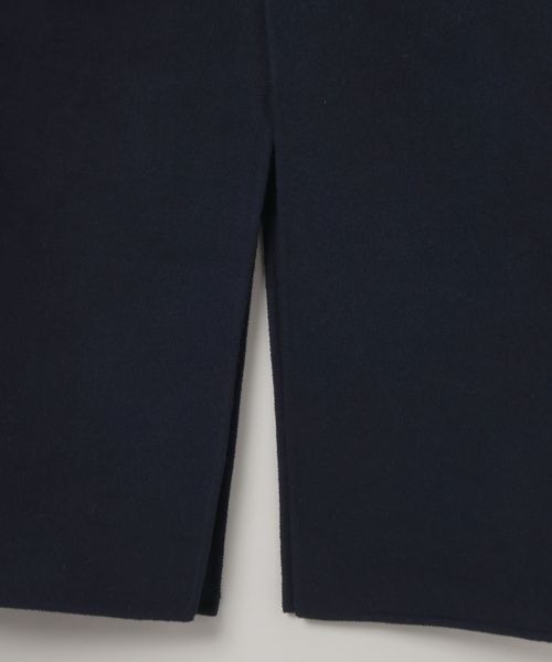 JEANASIS（ジーナシス）の「ショートビーバーチェスターロングコート/579536（チェスターコート・レディース・ブラウン系その他/ネイビー・FREE）」の10枚目の写真