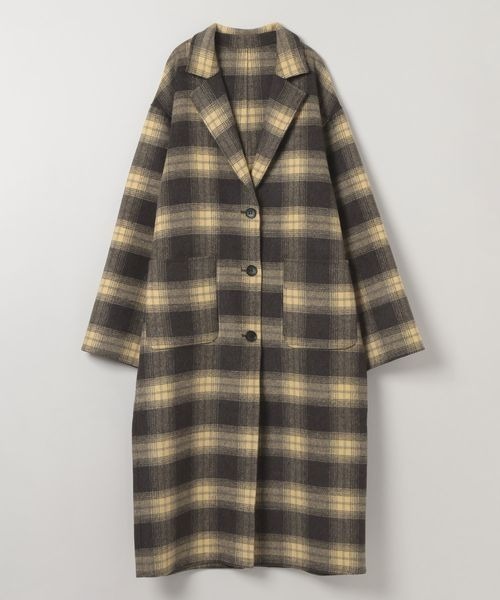 JEANASIS（ジーナシス）の「ショートビーバーチェスターロングコート/579536（チェスターコート・レディース・ブラウン系その他/ネイビー・FREE）」の18枚目の写真