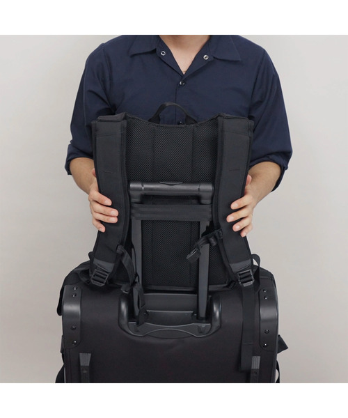 CHROME（クローム）の「［ CHROME / クローム ］AXCEL BRIEF PACK SLIM BK_BLACK / アクセル ブリーフパック スリム ブラック 耐水 10L バックパック ビジネスバッグ 完全防水ポケット 15インチPC収納（バックパック/リュック・メンズ・ブラック・FREE）」の11枚目の写真