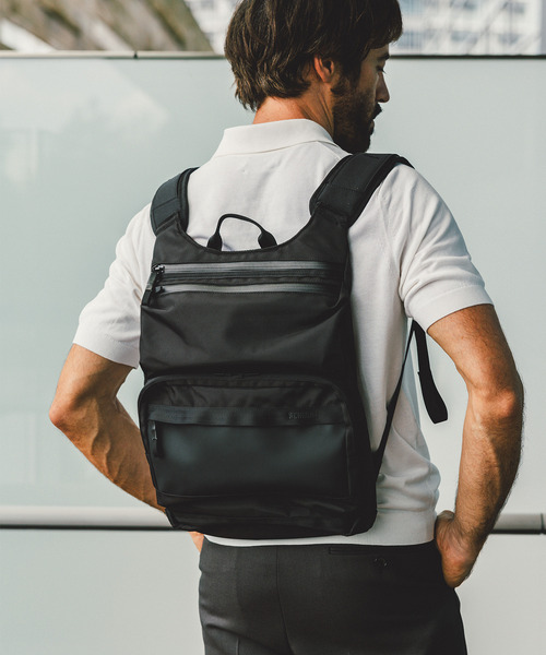 CHROME（クローム）の「［ CHROME / クローム ］AXCEL BRIEF PACK SLIM BK_BLACK / アクセル ブリーフパック スリム ブラック 耐水 10L バックパック ビジネスバッグ 完全防水ポケット 15インチPC収納（バックパック/リュック・メンズ・ブラック・FREE）」の15枚目の写真