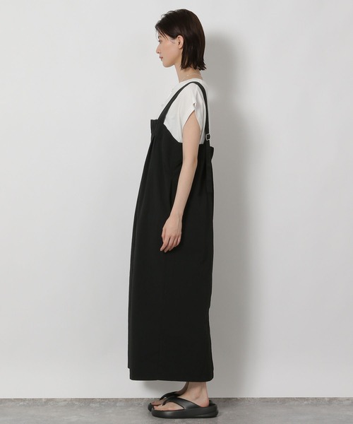 LAKOLE（ラコレ）の「タック入りベルトジャンスカ / 588871（ワンピース・レディース・ブラック/サンドグレー/ブラウン・FREE）」の5枚目の写真