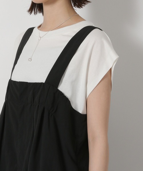 LAKOLE（ラコレ）の「タック入りベルトジャンスカ / 588871（ワンピース・レディース・ブラック/サンドグレー/ブラウン・FREE）」の9枚目の写真