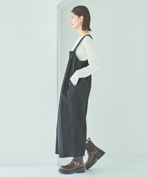 LAKOLE（ラコレ）の「タック入りベルトジャンスカ / 588871（ワンピース・レディース・ブラック/サンドグレー/ブラウン・FREE）」の18枚目の写真