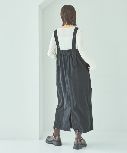 LAKOLE（ラコレ）の「タック入りベルトジャンスカ / 588871（ワンピース・レディース・ブラック/サンドグレー/ブラウン・FREE）」の19枚目の写真