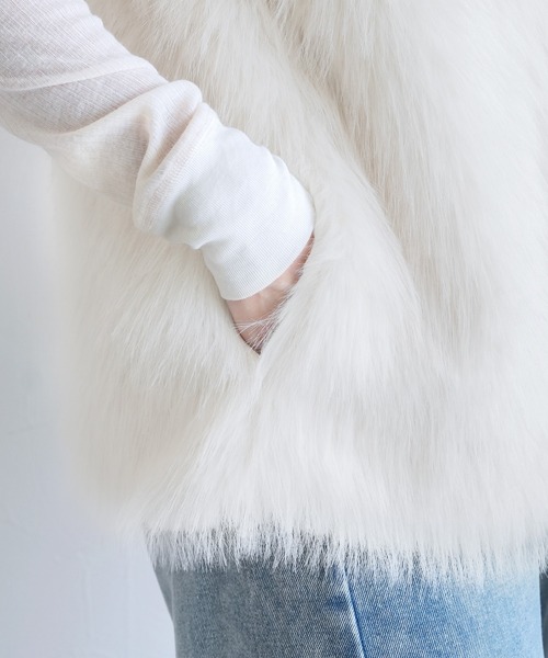 セール】フォックス風ファーベスト（ベスト）｜reca（レカ）の