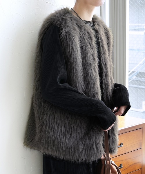 セール】フォックス風ファーベスト（ベスト）｜reca（レカ）の