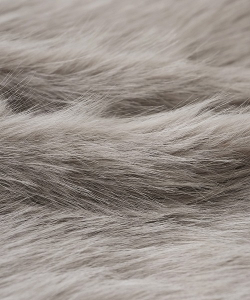 reca(レカ)の「フォックス風ファーベスト(ベスト・レディース・アイボリー/チャコールグレー/グレイッシュベージュ・FREE)」の16枚目の写真