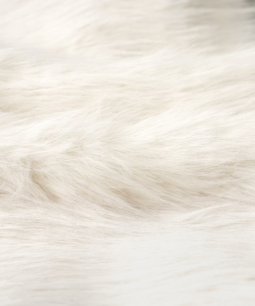 reca(レカ)の「フォックス風ファーベスト(ベスト・レディース・アイボリー/チャコールグレー/グレイッシュベージュ・FREE)」の17枚目の写真