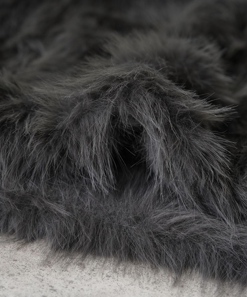 reca(レカ)の「フォックス風ファーベスト(ベスト・レディース・アイボリー/チャコールグレー/グレイッシュベージュ・FREE)」の19枚目の写真