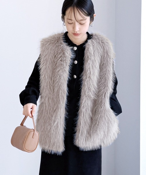 セール】フォックス風ファーベスト（ベスト）｜reca（レカ）の