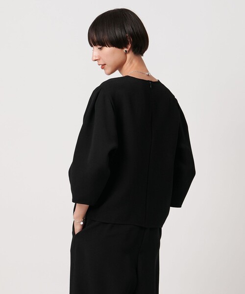 UNITED ARROWS(ユナイテッドアローズ)の「COMFY Tシャツライク ブラウス‐吸水速乾 UVカット ウォッシャブル‐(シャツ/ブラウス・レディース・オフホワイト/ブラック・FREE)」の4枚目の写真