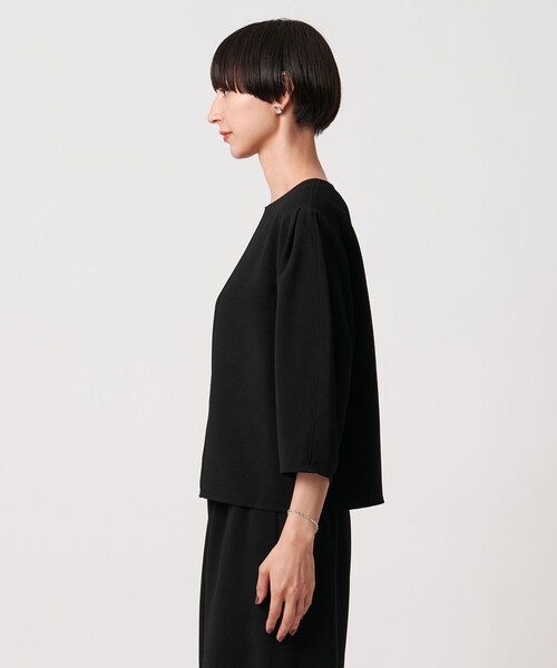 UNITED ARROWS(ユナイテッドアローズ)の「COMFY Tシャツライク ブラウス‐吸水速乾 UVカット ウォッシャブル‐(シャツ/ブラウス・レディース・オフホワイト/ブラック・FREE)」の10枚目の写真