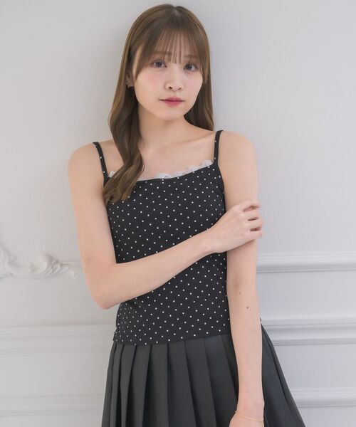 ems excite（エムズエキサイト）の「【新色追加】ホルター付きキャミソール（Tシャツ/カットソー・レディース・オフホワイト/ブラック系その他4/ホワイト系その他/ブラウン系その他2・FREE）」の22枚目の写真