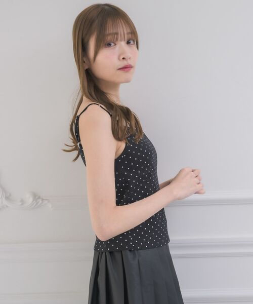 ems excite（エムズエキサイト）の「【新色追加】ホルター付きキャミソール（Tシャツ/カットソー・レディース・オフホワイト/ブラック系その他4/ホワイト系その他/ブラウン系その他2・FREE）」の21枚目の写真