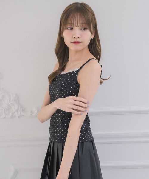 ems excite（エムズエキサイト）の「【新色追加】ホルター付きキャミソール（Tシャツ/カットソー・レディース・オフホワイト/ブラック系その他4/ホワイト系その他/ブラウン系その他2・FREE）」の19枚目の写真