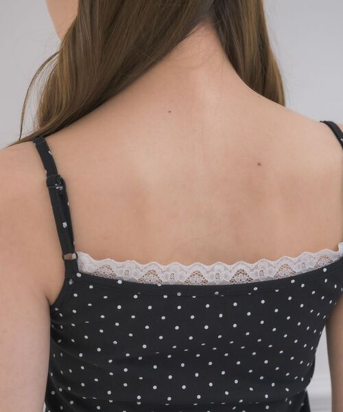 ems excite（エムズエキサイト）の「【新色追加】ホルター付きキャミソール（Tシャツ/カットソー・レディース・オフホワイト/ブラック系その他4/ホワイト系その他/ブラウン系その他2・FREE）」の7枚目の写真