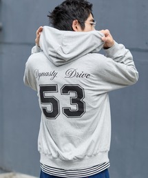 WEGO | WEGO/【25年秋冬新作】ナンバリングカットZIPパーカー(パーカー)