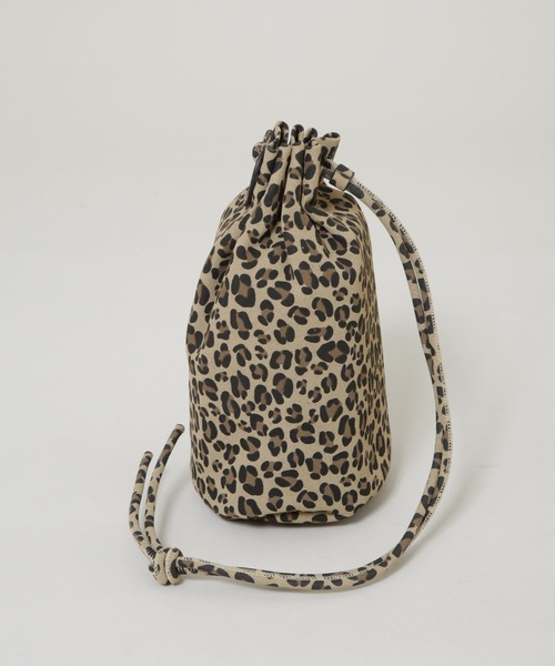 HASHIBAMI（ハシバミ）の「HASHIBAMI/レオパード ボンサック ポシェット（ショルダーバッグ・レディース・その他1・FREE）」の5枚目の写真