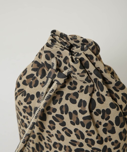 HASHIBAMI（ハシバミ）の「HASHIBAMI/レオパード ボンサック ポシェット（ショルダーバッグ・レディース・その他1・FREE）」の8枚目の写真