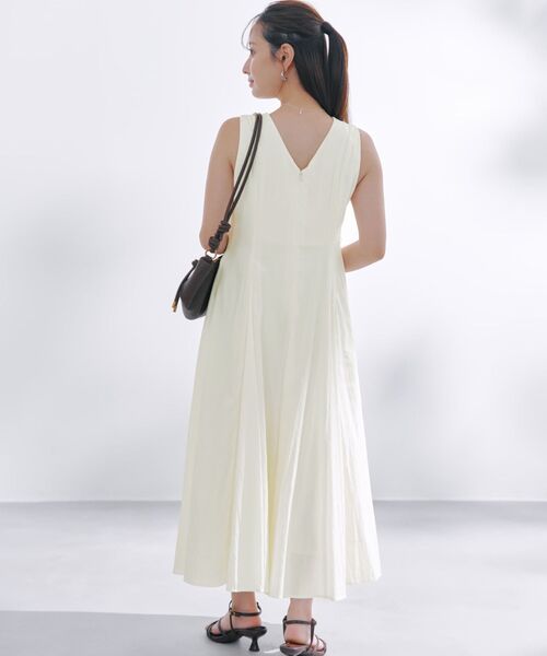 COHINA(コヒナ)の「パネルマチフレアワンピース 【低身長・小柄女性】(ワンピース・レディース・ホワイト/ブラック/レッド・SHORT/REGULAR)」の9枚目の写真