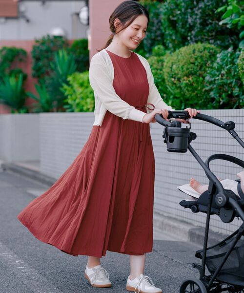 COHINA(コヒナ)の「パネルマチフレアワンピース 【低身長・小柄女性】(ワンピース・レディース・ホワイト/ブラック/レッド・SHORT/REGULAR)」の14枚目の写真